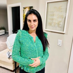 Lily Pulitizer Simla Cardigan size S NWT Bright Agate Green